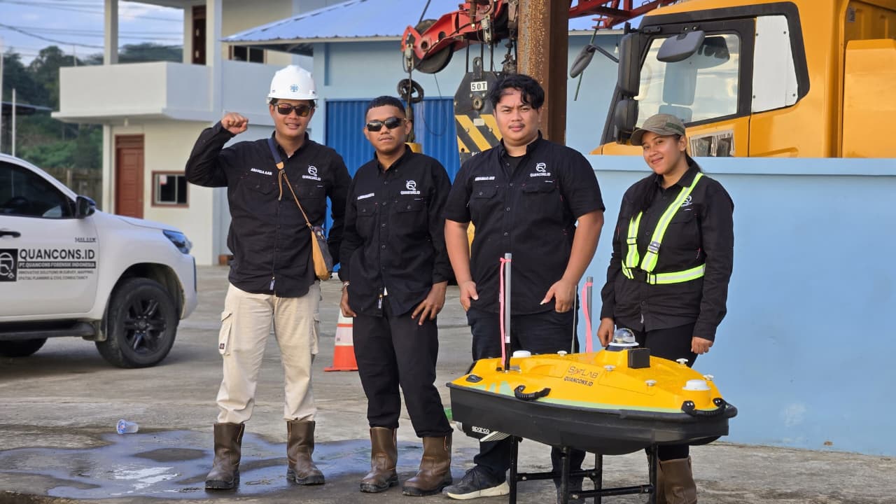 Quancons field team on site